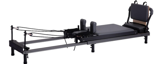 Aluminium pull out Pilates Reformer mit Einstellbaren Füßen